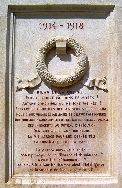 monument pacifiste